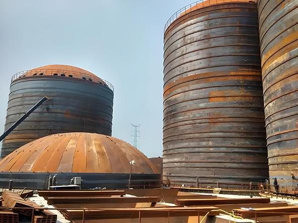 范县焦粉钢板仓